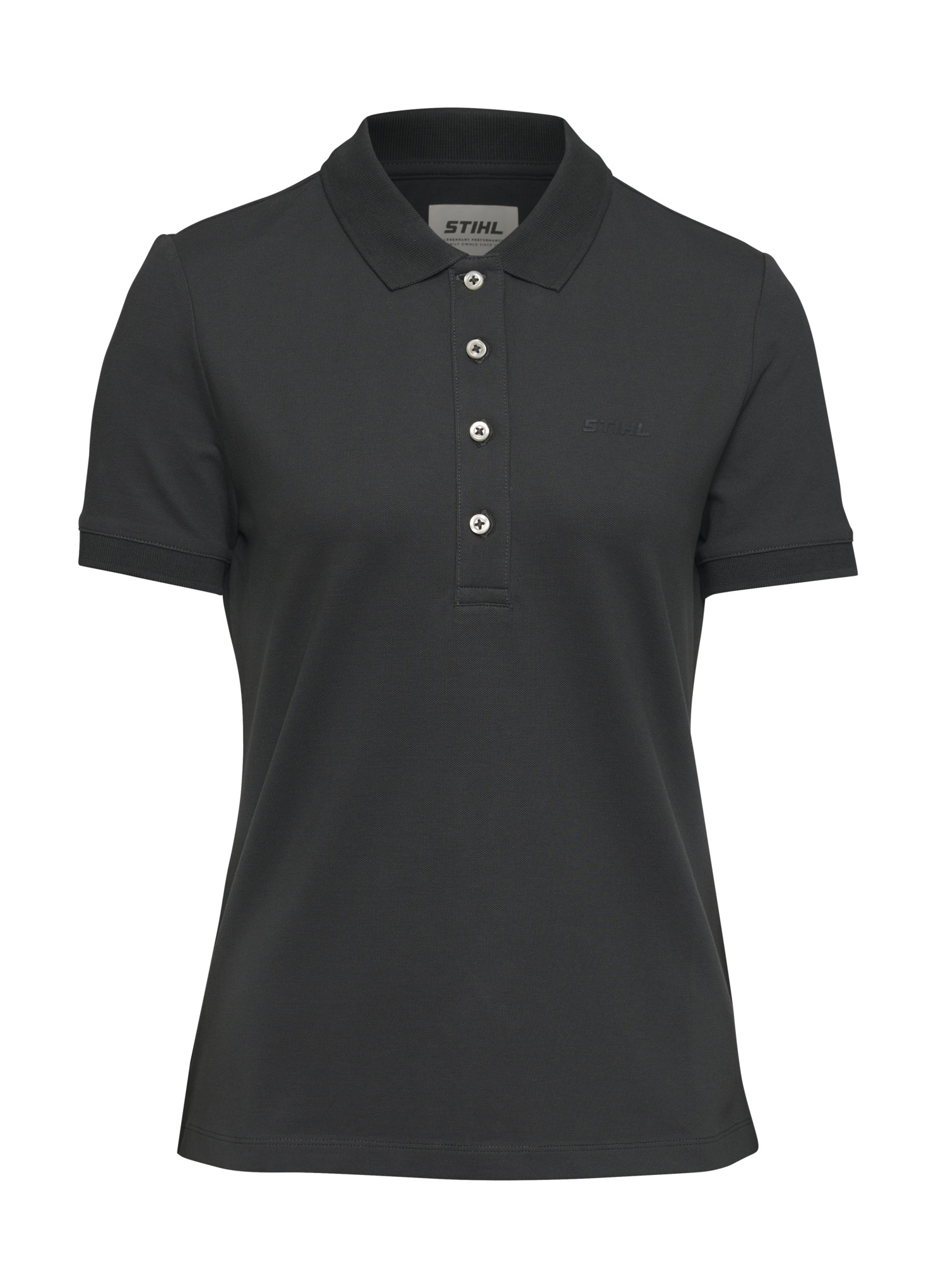 Koszulka Polo damska BASIC GREY